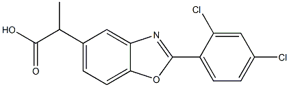 2-(2,4-Dichlorophenyl)-α-methyl-5-benzoxazoleacetic acid