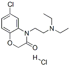 6-chloro-4-[2-(diethylamino)ethyl]-2H-1,4-benzoxazin-3(4H)-one monohydrochloride