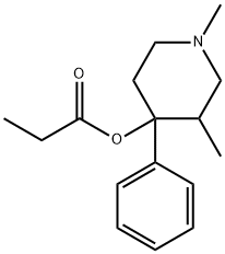 1,3-Dimethyl-4-phenylpiperidin-4-ol propionate
