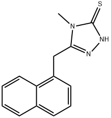 4-甲基-5-(1-萘基甲基)-2H-1,2,4-三唑-3-硫酮