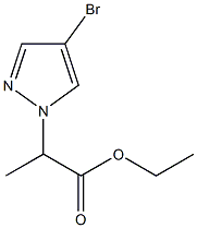 1H-pyrazole-1-acetic acid, 4-bromo-alpha-methyl-, ethyl es