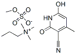 [3-cyano-6-hydroxy-4-methyl-2-oxo-(2H)-pyridine-1-propyl](trimethyl)ammonium methyl sulphate