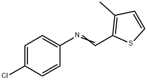 (4-chlorophenyl)[(3-methyl-2-thienyl)methylene]amine