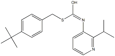 S-((4-(1,1-Dimethylethyl)phenyl)methyl)O-(1-methylethyl)-3-pyridinylcarbonimidothioate