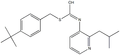S-((4-(1,1-Dimethylethyl)phenyl)methyl)O-(2-methylpropyl)-3-pyridinylcarbonimidothioate