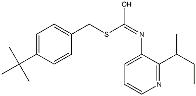 S-((4-(1,1-Dimethylethyl)phenyl)methyl)O-(1-methylpropyl)-3-pyridinylcarbonimidothioate