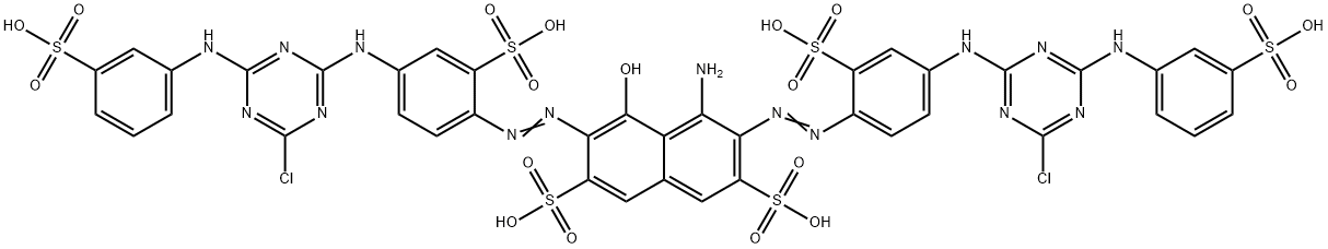 4-amino-3,6-bis[[4-[[4-chloro-6-[(3-sulphophenyl)amino]-1,3,5-triazin-2-yl]amino]-2-sulphophenyl]azo]-5-hydroxynaphthalene-2,7-disulphonic acid