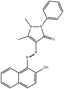 1,2-Dihydro-4-[(2-hydroxynaphthalen-1-yl)azo]-1,5-dimethyl-2-phenyl-3H-pyrazol-3-one