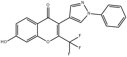 7-羟基-3-(1-苯基-1H-吡唑-4-基)-2-(三氟甲基)-4H-色烯-4-酮