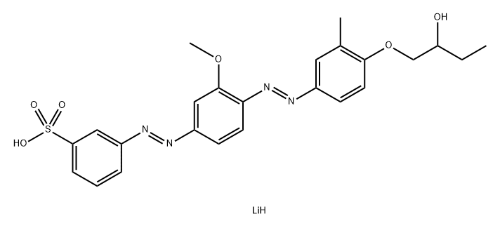 lithium 3-[[4-[[4-(2-hydroxybutoxy)-3-methylphenyl]azo]-3-methoxyphenyl]azo]benzenesulphonate