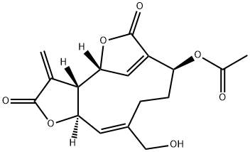 (3aS,4R,8S,11E,12aR)-8-Acetoxy-3a,4,8,9,10,12a-hexahydro-11-hydroxymethyl-3-methylene-6H-4,7-methenofuro[3,2-c]oxacycloundecin-2,6(3H)-dione