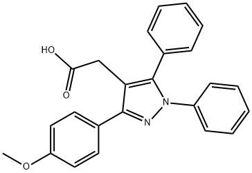 3-(4-Methoxyphenyl)-1,5-diphenyl-1H-pyrazole-4-acetic acid