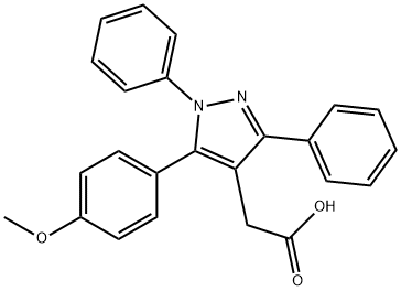 5-(4-Methoxyphenyl)-1,3-diphenyl-1H-pyrazole-4-acetic acid