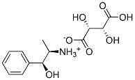 [R-(R*,S*)]-beta-hydroxy-alpha-methylphenethylammonium [R-(R*,R*)]-hydrogen tartrate