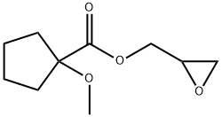 Cyclopentanecarboxylic acid, 1-methoxy-, oxiranylmethyl ester (9CI)