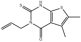 3-丙烯基-5,6-二甲基-2-硫基-2,3-二氢噻吩并[2,3-D]吡啶-4(1H)-酮