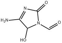 1H-Imidazole-1-carboxaldehyde, 4-amino-2,5-dihydro-5-hydroxy-2-oxo- (9CI)