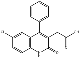 2-(6-氯-2-氧代-4-苯基-1,2-二氢喹啉-3-基)乙酸