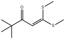 4,4-dimethyl-1,1-di(methylthio)pent-1-en-3-one