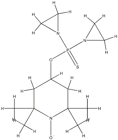 1-oxyl-2,2,6,6-tetramethyl-4-piperidyl-N,N,N',N'-bis(ethylene)phosphorodiamidothioate