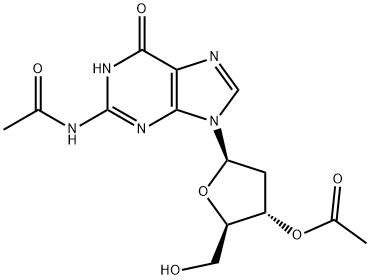 2-Acetylamino-9-(3-O-acetyl-2-deoxy-β-D-ribofuranosyl)-9H-purin-6(1H)-one