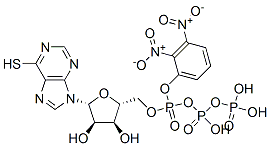 (S-dinitrophenyl)-6-mercaptopurine riboside triphosphate