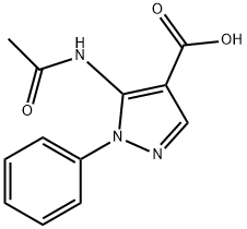 5-(乙酰氨基)-1-苯基-1H-吡唑-4-甲酸