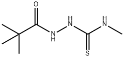 2,2-dimethyl-2'-[(methylamino)thioxomethyl]propionohydrazide