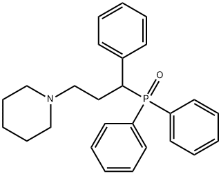 Diphenyl[α-(2-piperidinoethyl)benzyl]phosphine oxide