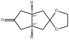 Spiro[1,3-dioxolane-2,2'(1'H)-pentalen]-5'(3'H)-one, tetrahydro-, (3'aR,6'aS)-rel-