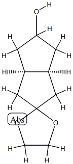 (3aR,5r,6aS)-3-hydroxy-7,7-(ethylidene acetal)bicyclo[3.3.0]octane
