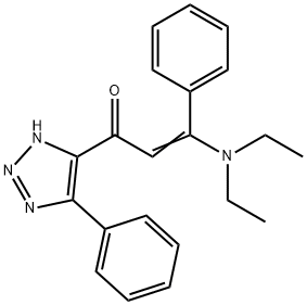 2-Propen-1-one, 3-(diethylamino)-3-phenyl-1-(5-phenyl-1H-1,2,3-triazol -4-yl)-