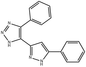 4-Phenyl-5-(5-phenyl-1H-pyrazol-3-yl)-1H-1,2,3-triazole