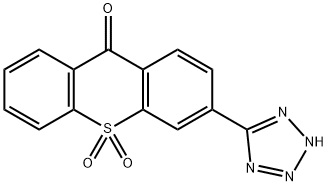 3-(1H-四唑-5-基)-9H-噻吨-9-酮 10,10-二氧化物