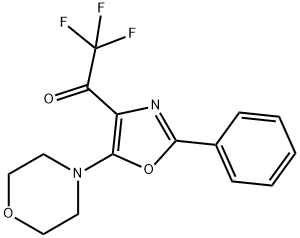 2,2,2-Trifluoro-1-[5-morpholino-2-phenyloxazol-4-yl]ethanone