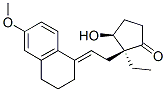 [2S-[2alpha(E),3beta]]-2-[2-(3,4-dihydro-6-methoxy-1(2H)-naphthylidene)ethyl]-2-ethyl-3-hydroxycyclopentan-1-one