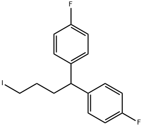 1,1'-(4-iodobutylidene)bis[4-fluorobenzene]