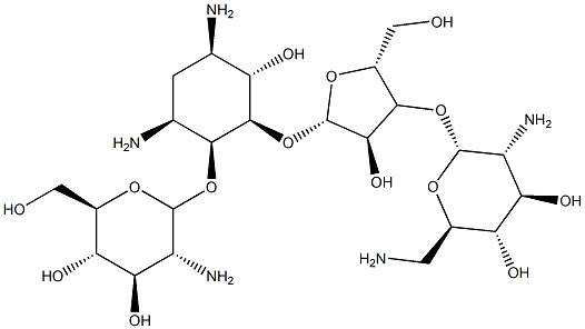 4-O-(2-Amino-2-deoxy-α-D-glucopyranosyl)-5-O-[3-O-(2,6-diamino-2,6-dideoxy-α-D-glucopyranosyl)-β-D-ribofuranosyl]-2-deoxy-D-streptamine
