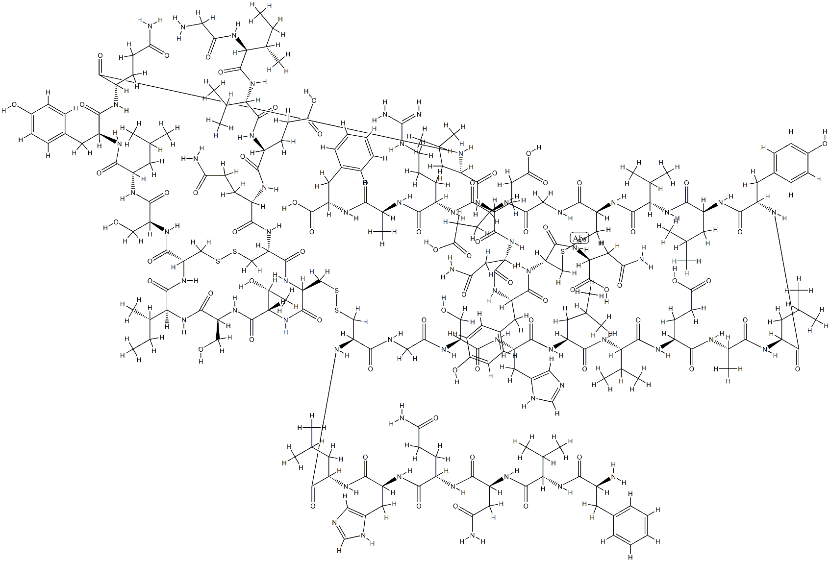 insulin, des(hexapeptide)(B25-30)-Ala(B23)-