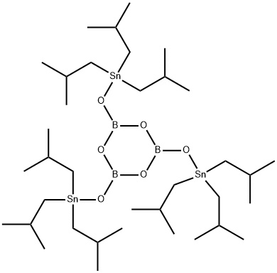 Boroxin,  tris[[tris(2-methylpropyl)stannyl]oxy]-  (9CI)