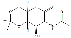 2-Acetylamino-2-deoxy-4-O,6-O-isopropylidene-D-gluconic acid δ-lactone