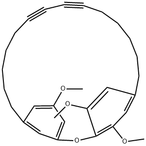 5,24,25-Trimethoxy-2-oxatricyclo[20.2.2.13,7]heptacosa-3,5,7(27),22,24(1),25-hexene-13,15-diyne