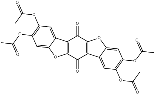2,3,8,9-Tetrakis(acetyloxy)benzo[1,2-b:4,5-b']bisbenzofuran-6,12-dione