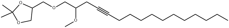 4-[[(2-Methoxy-4-hexadecynyl)oxy]methyl]-2,2-dimethyl-1,3-dioxolane