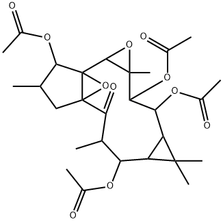 2,7,9,10-Tetrakis(acetyloxy)-1a,3,4,7,7a,8,8a,9,10,10a-decahydro-3,6,8,8,10a-pentamethyl-1b,4a-epoxy-2H-cyclopenta[3,4]cyclopropa[8,9]cycloundec[1,2-b]oxiren-5(6H)-one