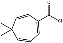 1,3,6-Cycloheptatriene-1-carbonyl chloride, 5,5-dimethyl- (9CI)