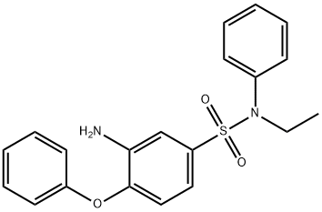3-amino-N-ethyl-4-phenoxy-N-phenylbenzenesulphonamide