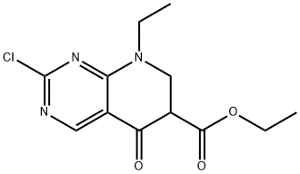 2-氯-8-乙基-7,8-二氢-8-羟基吡啶并[2,3-D]嘧啶-6-羧酸乙酯