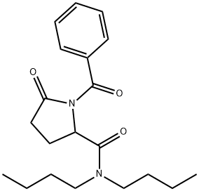 1-benzoyl-N,N-dibutyl-5-oxopyrrolidine-2-carboxamide