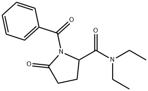 1-benzoyl-N,N-diethyl-5-oxopyrrolidine-2-carboxamide